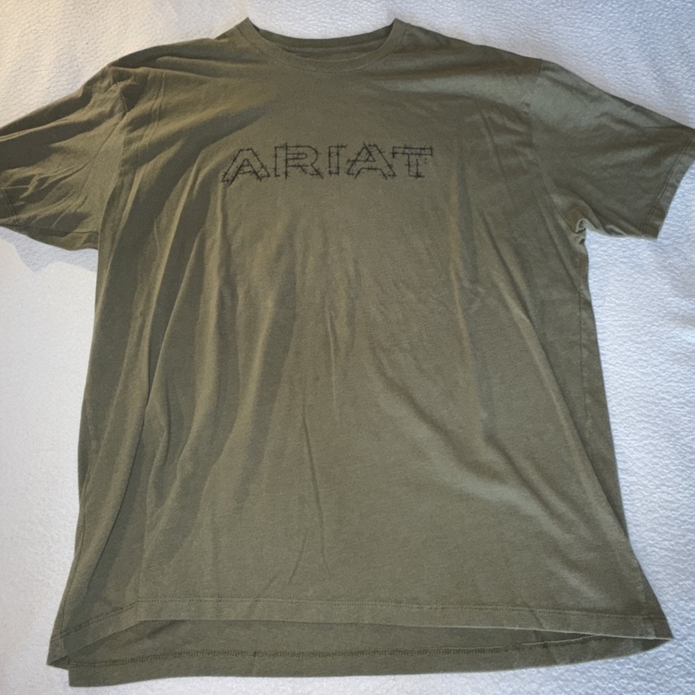 Ariat Mens 2XL Lot Of 3 T Shirts Tractor Military Brown Soft Short Sleeve - Picture 6 of 9